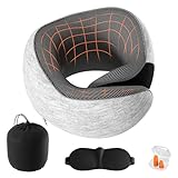 Lavlola Nackenkissen Flugzeug, Reisekissen Auto aus Memory Foam,...