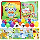 Booaee Mosaik Steckspiel Kinder,Steckspiel ab 3 4 5 jahre Kinderspiel zum...