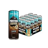 Body Attack Protein Coffee – Coffee Latte, 12 x 250ml (inkl. Pfand) -...