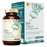 Bio Maca - 180 Kapseln hochdosiert / 2852 mg Maca Pulver & 12 mg...