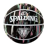 Spalding - Marble Series Black Pastel - Größe 5 - Gummibasketball -...