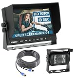 VSG24 Rückfahrkamera 7' HD Starter-Set inkl. Kamera, Monitor, Kabel -...