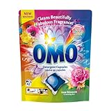 OMO Rose Blossom Laundry Capsules - 42 Capsule 20g Each - Powerful Stain...