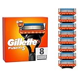 Gillette Fusion 5 Rasierklingen für Rasierer, 8 Ersatzklingen für...
