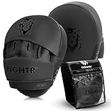 FIGHTR® Premium Pratzen mit idealer Polsterung und Stabilität (All Black)