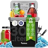 TurboTronic 2in1 Kühlbox 30 L Kühl & Heizfunktion tragbarer AC DC...