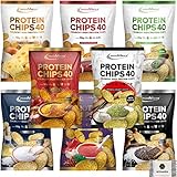 IronMaxx Protein Chips 40 - Kennenlernpaket - Mixbox - High Protein Low...