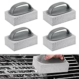 Zocipro 4 Stück Bimsstein Reinigungsstein Grill, Bürsten Reinigungsblock...