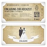 Kartenmachen.de Personalisierte Einladungskarten zur Hochzeit (ab 10 Stück...