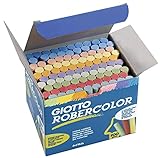 Giotto 5390 00 - RoberColor Wandtafelkreide, Karton mit 100 Stück farbig...