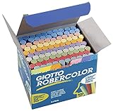 Giotto 5390 00 - RoberColor Wandtafelkreide, Karton mit 100 Stück farbig...