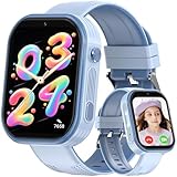 clleylise Smartwatch Kinder mit GPS und Telefon, 4G Kinder Smartwatch,...