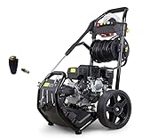 Benzin Hochdruckreiniger 7 PS Flächenreiniger mit 6,5 PS Motor inkl....