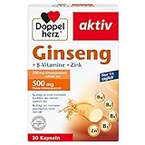 Doppelherz Ginseng + B-Vitamine + Zink - Vitamin B6 + B12 als Beitrag zur...
