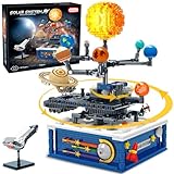 Sitodier drehbares Sonnensystem Bauspielzeug, 758pcs Weltraumforschung...