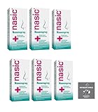 Nasic Nasenspray 15 ml für Erwachsene Set mit 6 x 15 ml inkl. Granatapfel...