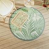 Tidyard Outdoor-Teppich Bambusmatte Wohnzimmerteppich Badezimmerteppich...