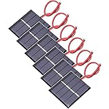 GTIWUNG 6 Stück 3V 0.3W 65X48mm Mikro-Mini-Solar-Panel-Zellen...