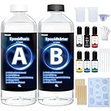 Epoxidharz Set Anfänger 2L/2.2KG Epoxidharz mit Härter Resin Gießharz...