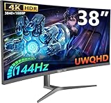 ZovvJee 38 Zoll Ultrawide Curved Gaming Monitor mit 144Hz, UWQHD 3840x1600,...