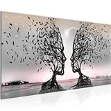 Runa Art Wandbild Liebespaar 1 Teilig 100 x 40 cm Modern Bild auf Vlies...