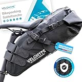 Velohype® Bikepacking Satteltasche | 10 Liter | 100% Wasserdicht | extrem...