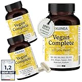 3x 120 Kapseln Vegan Complex - All in one Vitamine I 12-MONATS-VORRAT I...