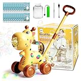 Automatische Seifenblasenmaschine, Seifenblasen Rasenmäher für Kinder,...