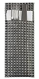 APS 60551 Servietten- und Bestecktasche, 6er-Set, 24 x 9 cm, silbergrau,...