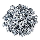 100 x Einschlagmutter M6 x 10 x 18 mm mit 4 Einschlagspitzen zur...