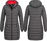 Geographical Norway Damen Winter Jacke Stepp Mantel Parka Lange Steppjacke...