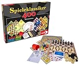 Noris 606111688 Spieleklassiker mit 400 Spielmöglichkeiten wie Yatzy,...