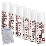 KABELGLISS - VPE: 6 x 400ml Spraydose - Gleitmittel zum Einziehen von...