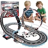 Charmofun Autorennbahn Elektrisches Slot Car für Kinder, 1:43 Autobahn...