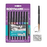 BodyMark by BIC, temporäre Tattoos in 8 Farben, geruchsarme & schnell...