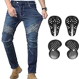 CTBQiTom Herren Motorrad Jeans Motorrad Hosen Schutz Motorradhose mit...