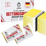 ALPHA MEDICAL 12x Premium Rettungsdecke in Gold/Silber - im Vorteilspack -...