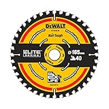 Dewalt Elite Kreissägeblatt DT10640 (Sägeblatt-ø 165/20 mm,...