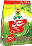 COMPO Turbo Nachsaat - Schnellkeimende Rasensaat - Premium Rasensamen mit...