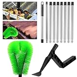 390cm Dachrinnenreiniger Dachrinnenbürste und Reinigungslöffel Schaufel 2...
