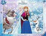 Ravensburger Kinderpuzzle - 06141 Anna und ELSA - Rahmenpuzzle für Kinder...