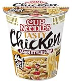 Nissin Cup Noodles – Tasty Chicken, Einzelpack, Soup Style Instant-Nudeln...