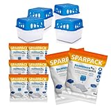 BigDean 4x Luftentfeuchter Feuchtigkeits-Stopper mit 8 x 400g...