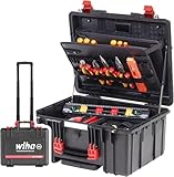Wiha Werkzeugkoffer XL 2 Trolley electric 60-tlg. I Werkzeugtrolley für...