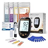 FORA 6 Connect | 4-in-1 Blutzucker-, Keton-, Cholesterin-,...