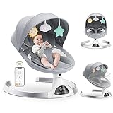 Kotsy Babywippe Elektrisch mit Anpassung der APP-Steuerung,Babyschaukel...