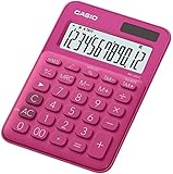CASIO Tischrechner MS-20UC-RD, 12-stellig, in Trendfarben,...