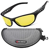 ZILLERATE NACHTFAHRBRILLE Unisex - Nachtsichtbrille filtert Licht von...