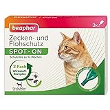 beaphar Zecken- und Flohschutz Spot On für Katzen, Zecken- und Flohschutz...