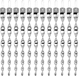 Vunpok 12 Stück Windspirale Vogelabwehr,Reflektierende Vogelschreck,...